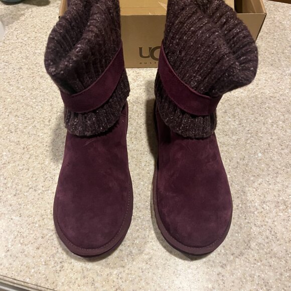 Women UGG Australia Cambridge Boot 1006013 Port Suede 100% - Picture 2 of 8